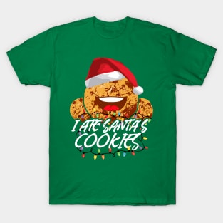 I Ate Santa´s Cookies Funny Christmas T-Shirt